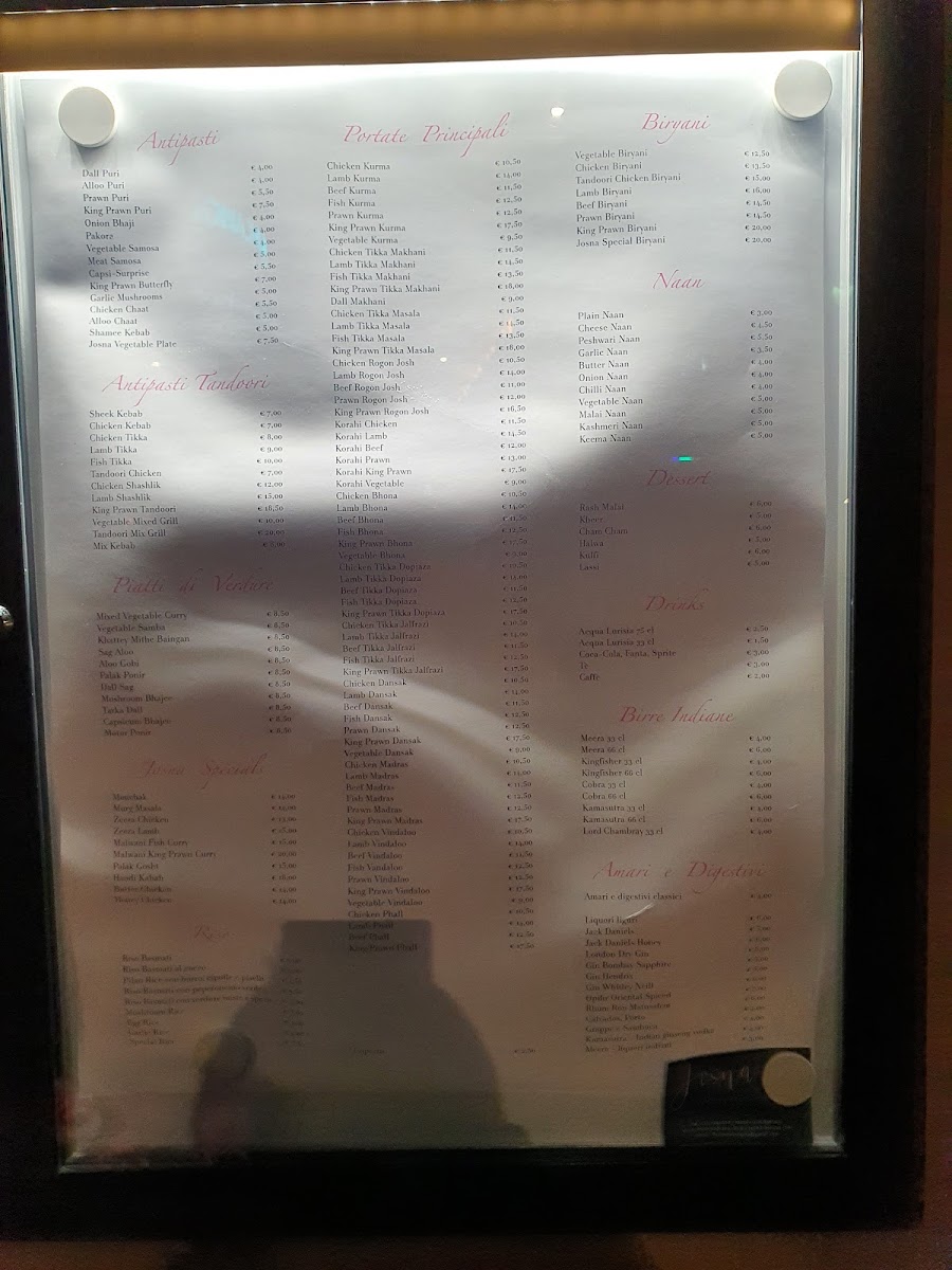 Menu Josna Ristorante Indiano-5